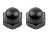 POSH FAITH Suprimentos para Motocicleta Porca Borboleta Aço Inoxidável Preto 2