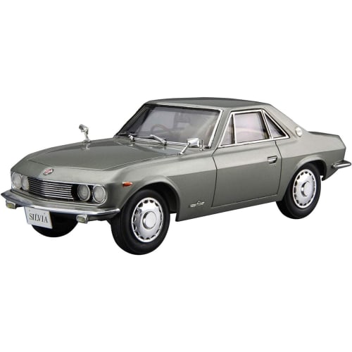 Aoshima Bunka Kyozai 1/24 The Model Car Series No.66 Nissan CSP311 Silvia '66 Plastic Model Car (Automobile)