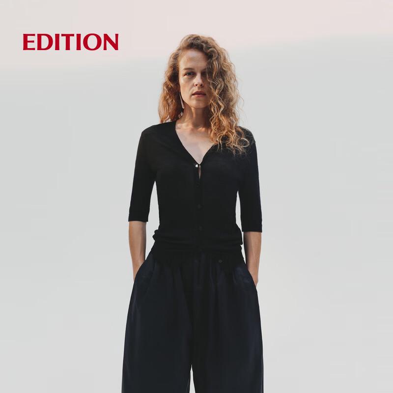 Edition Red Label 2026 Summer Cashmere V-Neck Cardigan