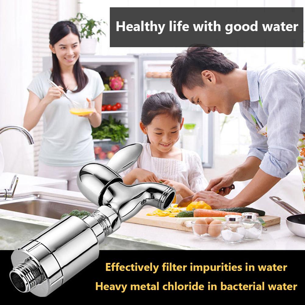Activated Carbon Shower Water Filter Shower Water Purifier Detachable Remove Impurities Easy Installation Bathroom Accessories