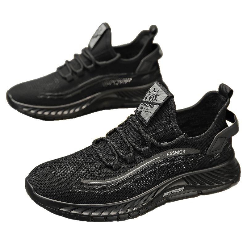 Men's Shoes New Summer Breathable Casual Sports Shoes Men's Students Mesh Board Shoes Men's