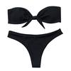 Women's Sexy Bow Tie High Cut Bandeau Bikini Set Two Piece Swimsuit