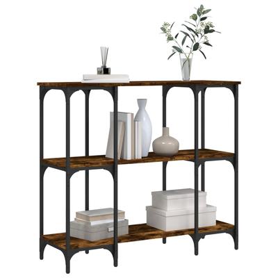 Console Table Smoked Oak 102x35x90 Cm Wood Based Panel