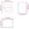 Dishwasher Front Panel Kalmar White 40 X 31 X 40 Cm Wood Based Material