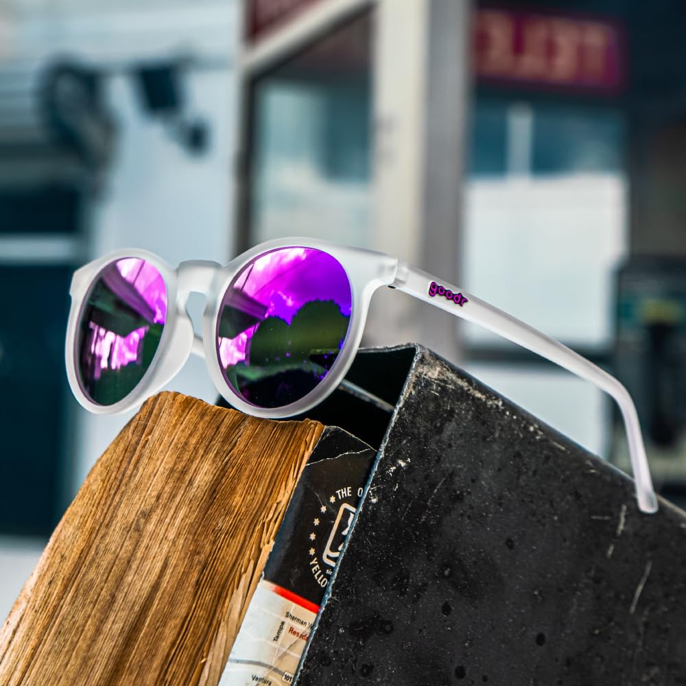 Goodr Sunglasses Series Lightweight Polarized Lenses with UV Colored and Mirrored Lenses for Men and Perfect for Mountain and Outdoor Activities