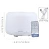 500ml Essential Oil Diffuser Quiet Aromatherapy Mist Diffusers Ultrasonic Remote Control Air Humidifier with Timing Function