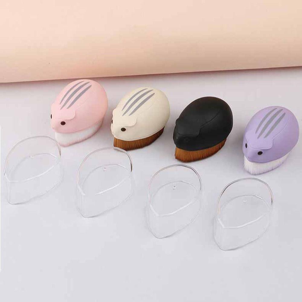 Plush Foundation Brush Cosmetics Wash Face Brush Mini Powder Blusher Brush  Travel