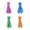 Indestructible Dog Toys for Aggressive Chewers Squeaky Plush Octopus Interactive Puppy Toy with Rattle Sound Bite Resistant