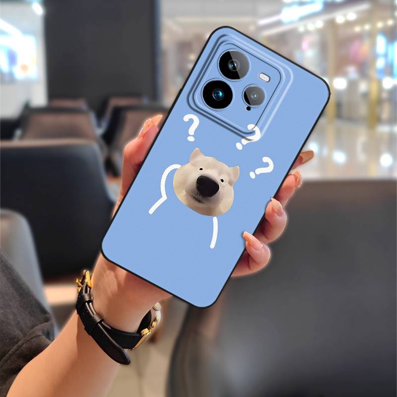 Cartoon Silicone Phone Case For Realme GT7 Pro TPU Shockproof Couple Phone Pouch Anti-dust Full Wrap Soft Case Graffiti