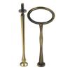 2/3-lags Cake Rod Plate Stativ Håndtak Fitting Hardware Wedding Party Supplies