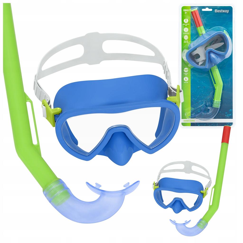 [PACZA][5] Children's diving set Mask + Snorkel Bestway 24036 BLUE K183N