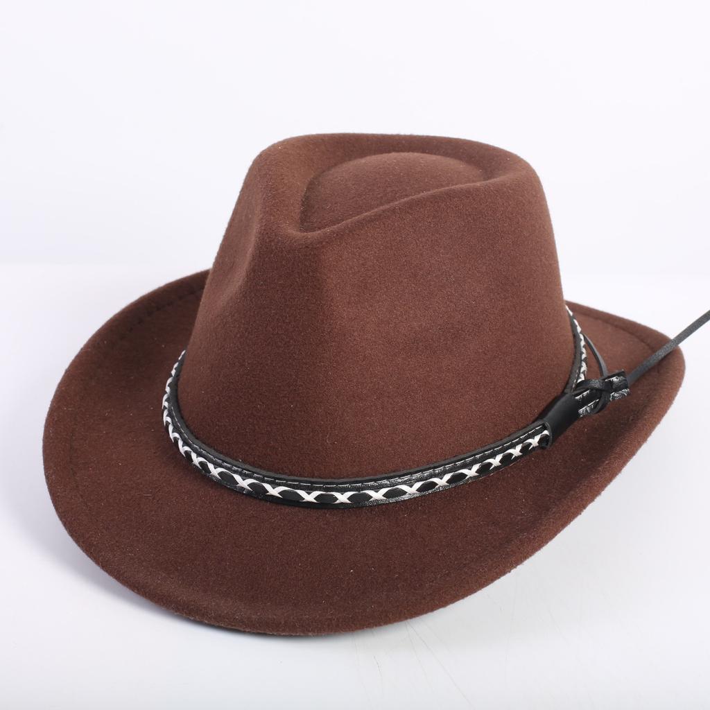 Popular children's fashion cute western cowboy hat, small rancher outdoor children's jazz hat