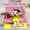 1pc Watermelon Cartoon Character (2) Blanket, Cozy Printed Throw Blanket, A Heartfelt Gift for Your Family and Friends