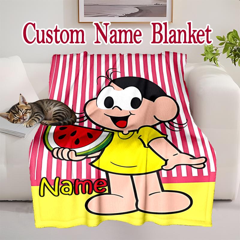 1pc Watermelon Cartoon Character (2) Blanket, Cozy Printed Throw Blanket, A Heartfelt Gift for Your Family and Friends