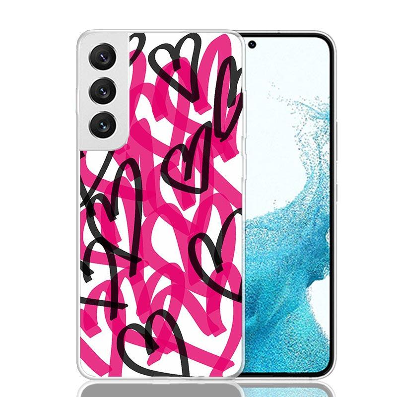 AMOR This Is Love Phone Case For Samsung Galaxy S26 Ultra S23 S24 S25 Edge S20 FE S21 S22 Plus Soft Print Shell Cover Fundas Gal
