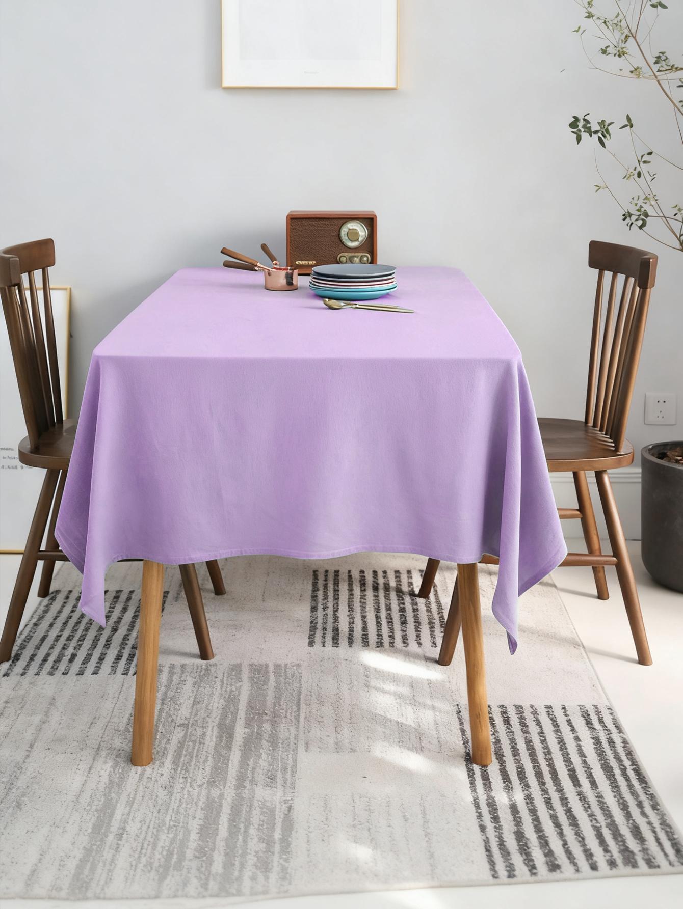Moderne minimalistische stijl effen kleur imitatie linnen tafelkleed geschikt voor woonkamer, Eetkamer, Feest, Huisdecoratie 140x180cm
