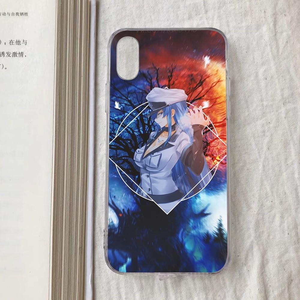 Akame Ga Kill Esdeath Phone Case For IPhone 15 14 11 12 13 Mini Pro XS Max Cover 6 7 8 Plus X XR SE 2020 Funda Shell
