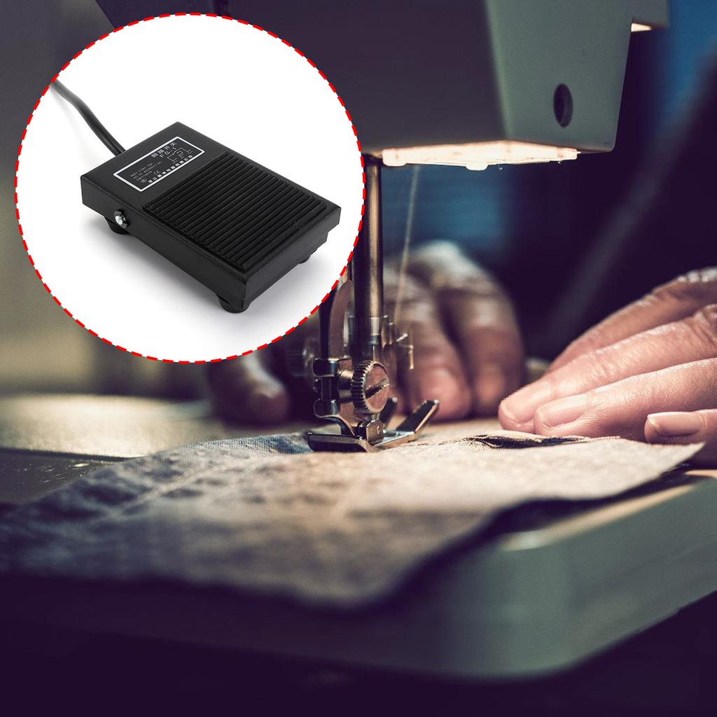 Sturdy Metal Foot Controlled Mechanism With Wire For Sewing Machines Quick Responses Comfortable Form Safety Systems