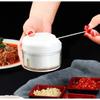 Manual Garlic Chopper Cooking Area Tiny Meat Grinder Multifunction Rotate Vegetable Cutter Mincer Mixer Steel Garlic Masher