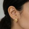 Exaggerated Sunflower Ray Earrings: Hip Hop Party Style, Everyday Versatile