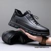 Herren Stilvolle Low-Top Casual Lederschuhe - Verschleißfest, Sportlich, Dicksohlig, für den täglichen Gebrauch und die Arbeit.