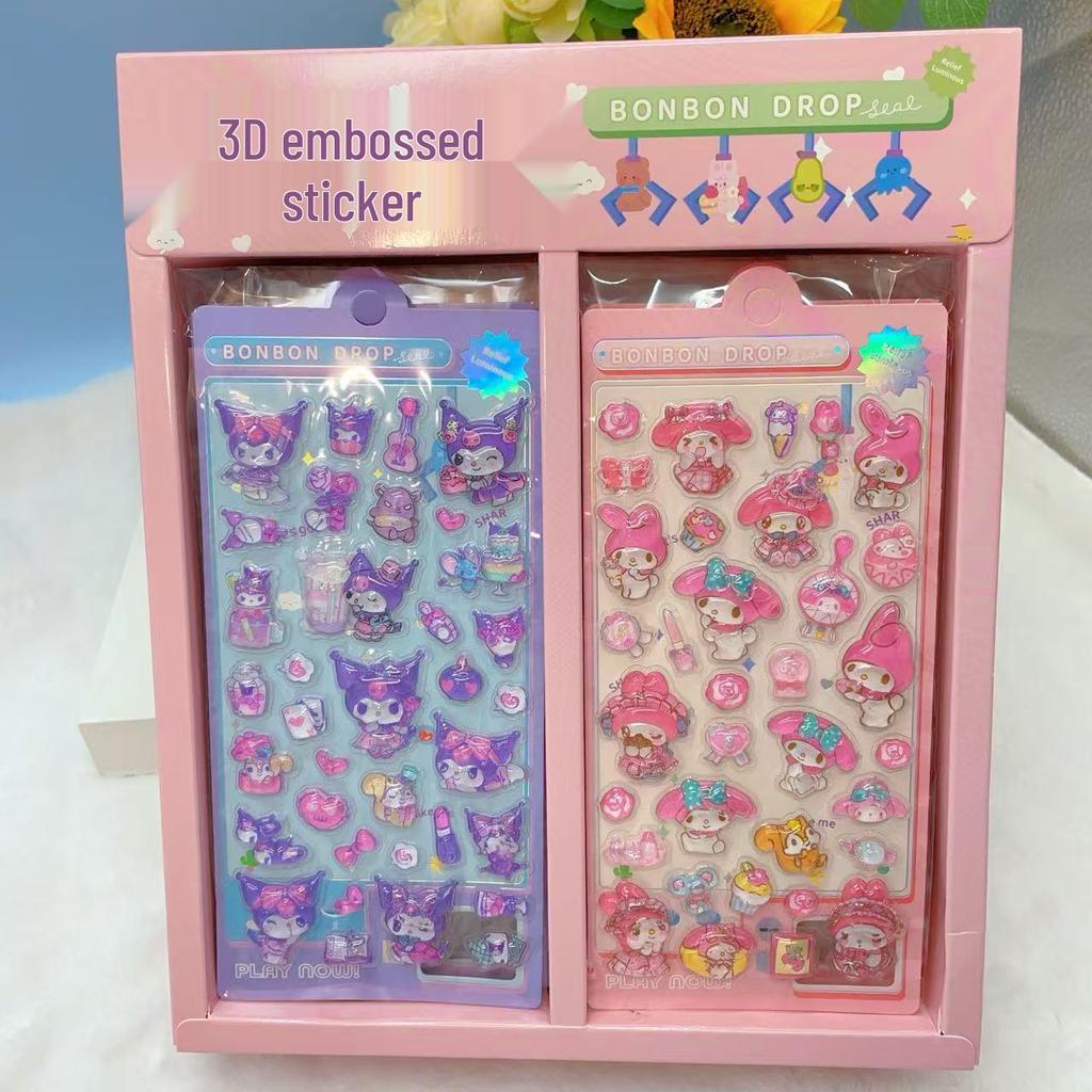 Japanese Cartoon 3D Stickers for Phone, Laptop & Party Decor