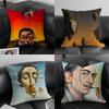 SSalvador DaliI Art Cushion Cover Pillowcase Ultra Soft Skin Friendly Fabric Cloud Like Comfort Concealed Zipper
