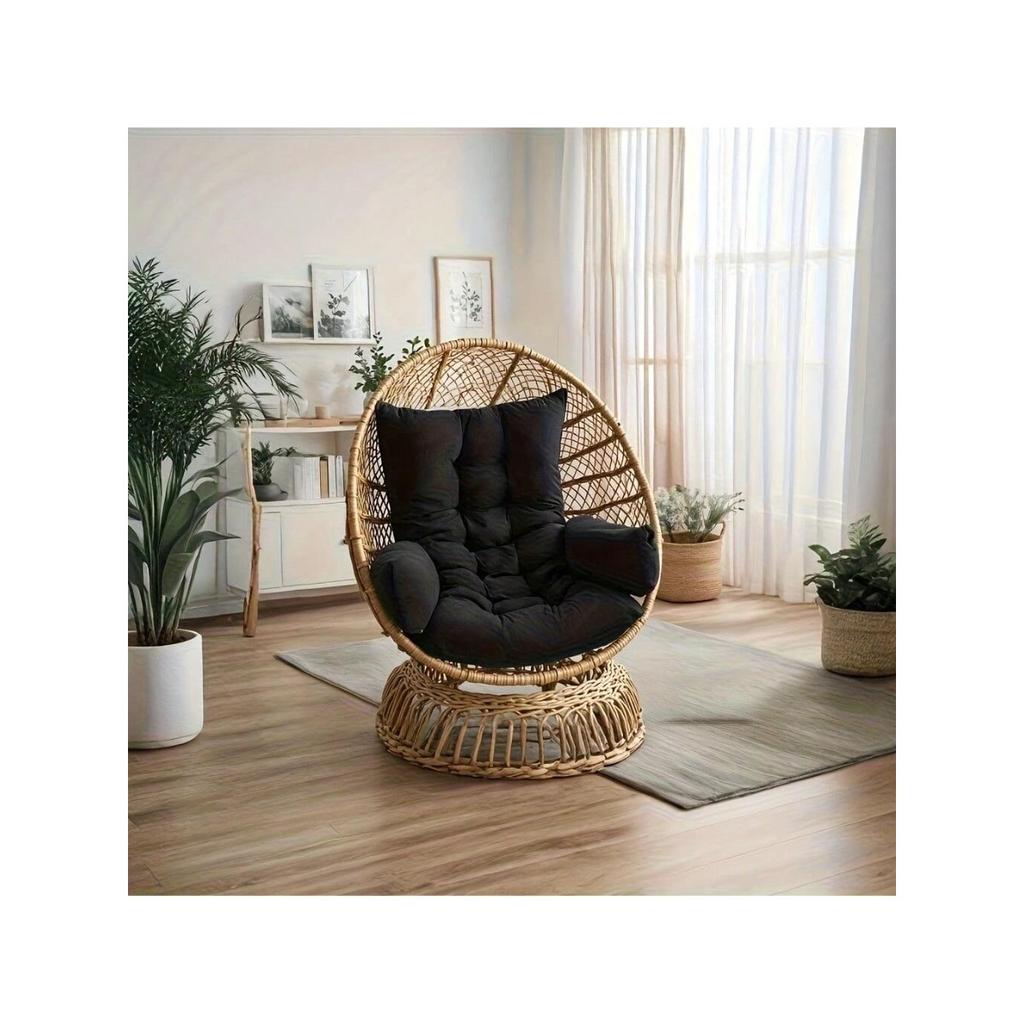 Thickened Waterproof Outdoor Hanging Basket Cushion, Suitable for Chairs, Hanging Baskets, and Lounge Chairs