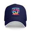 67 Baseball Home Plate Ice Cream Drip Six Seven Baseball Cap  y2k Retro Unisex Trucker Hat Outdoor Gym Snapback Cap Present