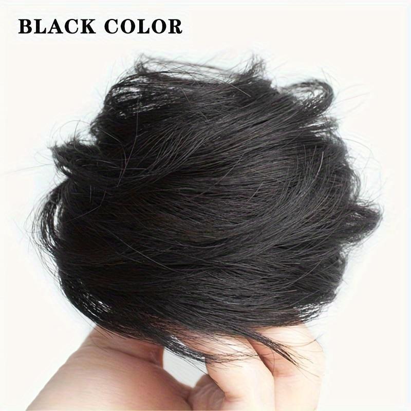 Women Fluffy Bun Invisible Seamless Natural Bun Braiding Hair Ring Ponytail Decoration Women Girls Hair Tie Hair Accessories