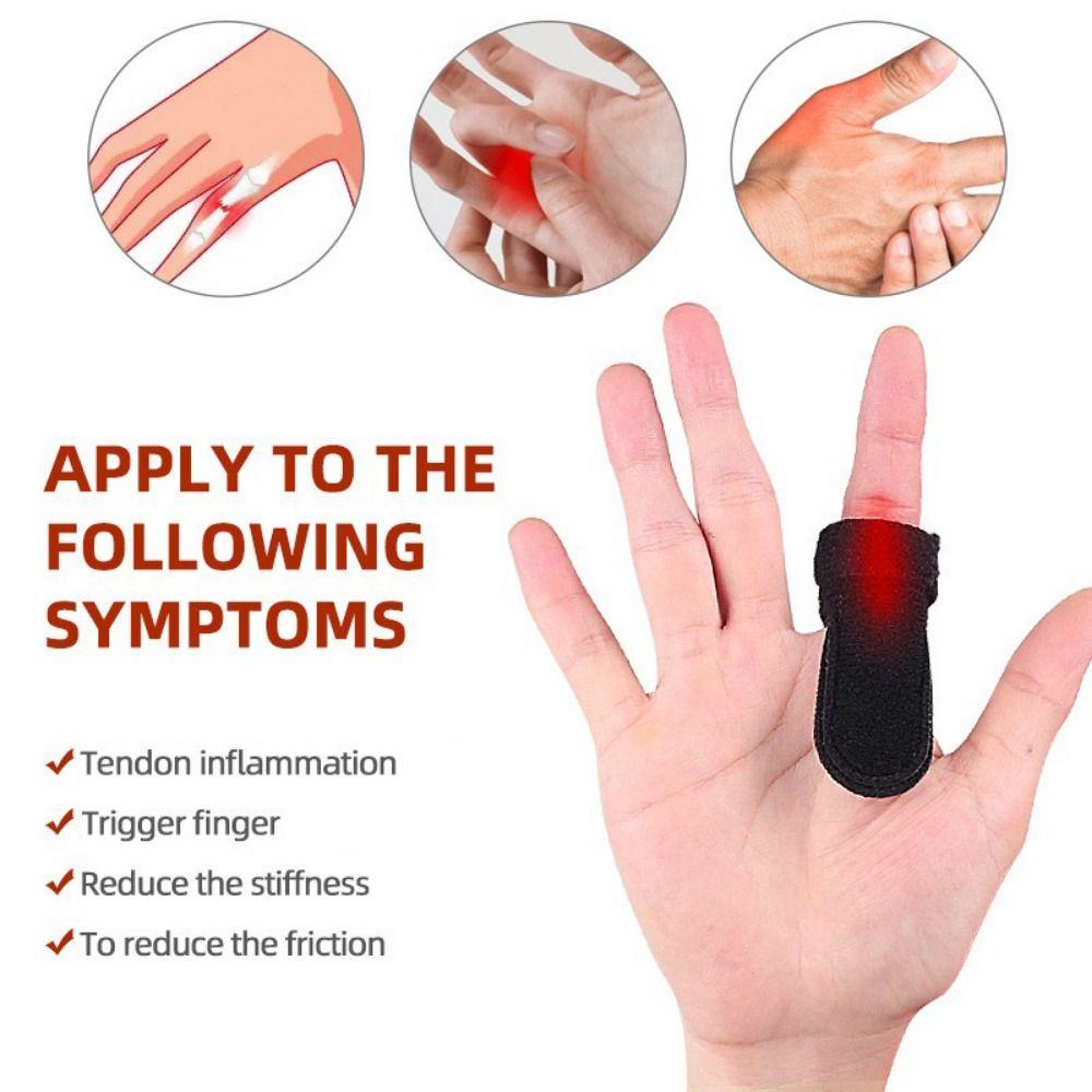 Straighten Support Trigger Finger Splint Pain Relief Finger Joint Fixation Strap  Finger Sprain