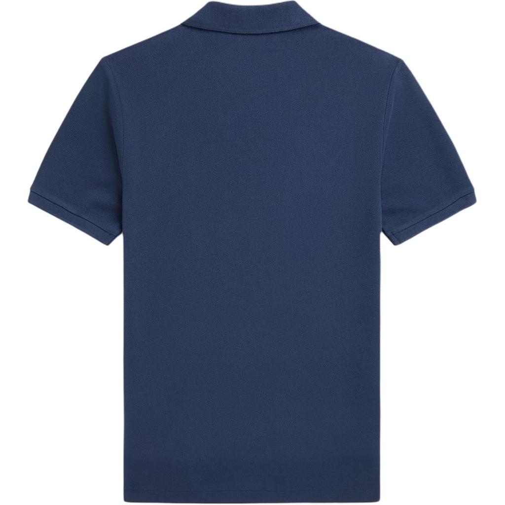 Polo Ralph Lauren Polokošeľa Jednofarebná Vyšívaný Pes Bavlna Sieťovina Detské vrchné diely Modrá 323964158-001