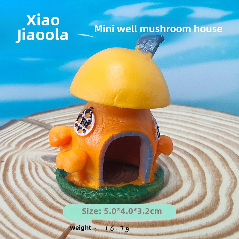 Mini Eremitkräftsgömställe: Ny Svamp- & Snäckskalsakvariedekor för Landskapsarkitektur och Yngelkasse