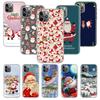 Merry Christmas Santa Claus Phone Case Cover For iPhone 17 Air 16E 16 15 14 Plus 13 Mini 12 Pro Max 11 7 SE 8 Soft Pattern Coque