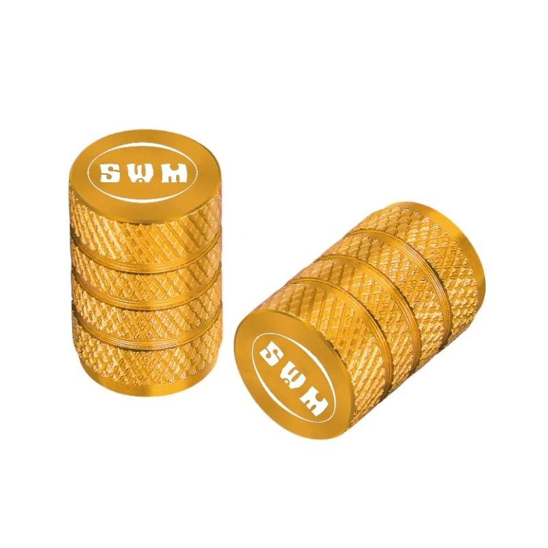 For SWM Motorcycle Wheel Tire Valve Caps Air Stem Tyre Plug Accessories For SWM