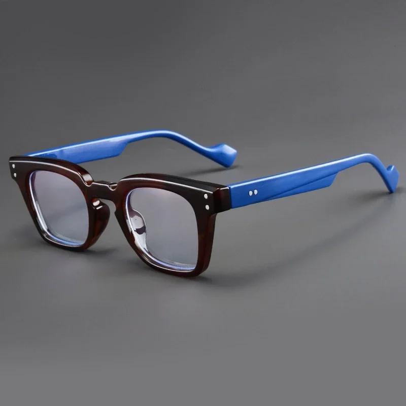 2025 Anti Blue Light Large Frame Reading Glasses Neutral Presbyopia Square Frame Glasses Fashionable Thick Frame Reading Glasses