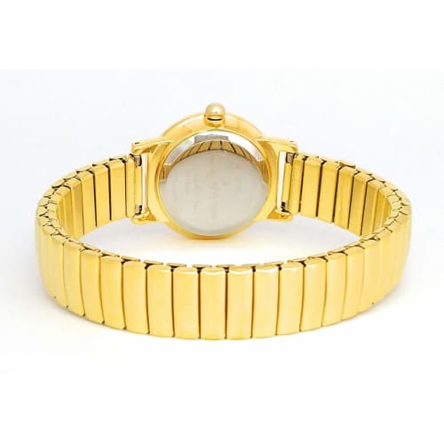 Tea Spoon Nickel-Free Two-Layer Dial Accordion Watch N03819A-5 GD Women's Gold