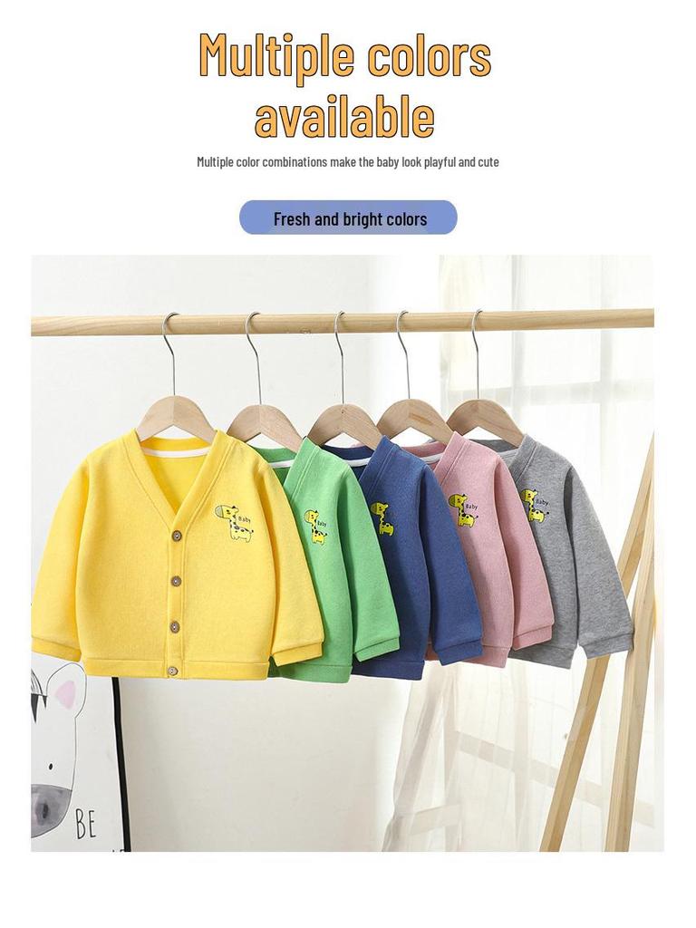 Kids' Spring Knitted Cardigan: Boys' Sweater & Girls' Baby Clothes