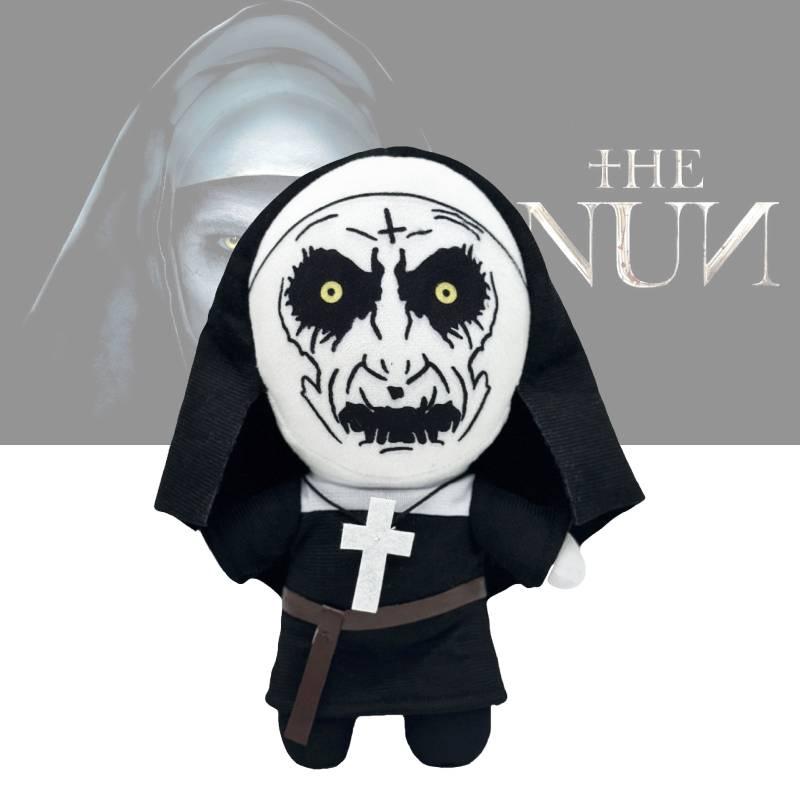 The Nun Plush Black Cartoon Character Doll Soft And Customizable New Cross-border Movie Collectible