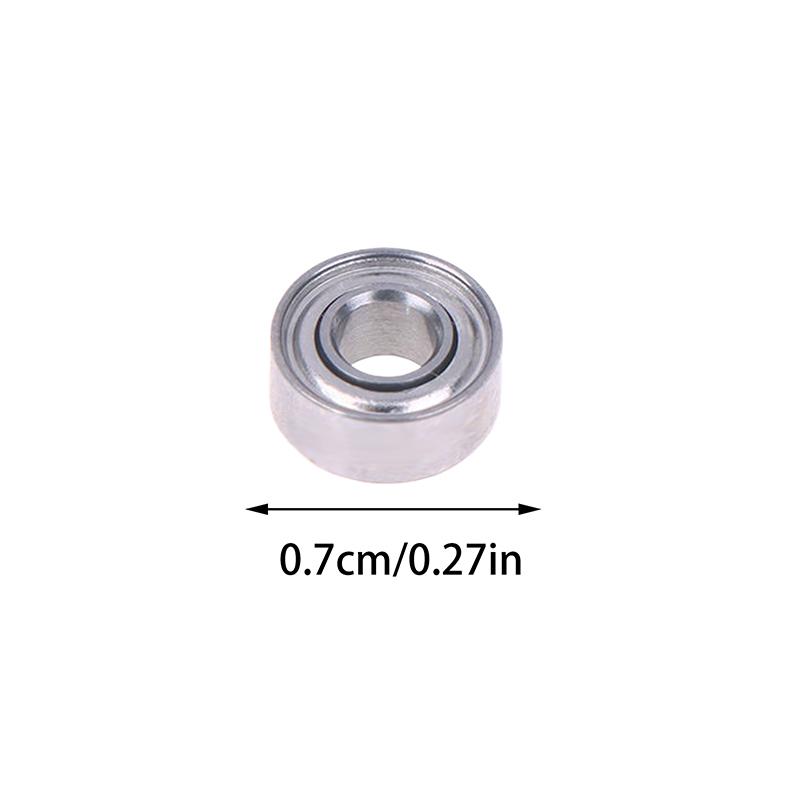 10Pcs 683Zz 3*7*3 Mm Miniature Bearing Chrome Steel 683 Zz 2Z 683Z Inner Bore 3Mm Small Deep Groove Mini Ball Bearings