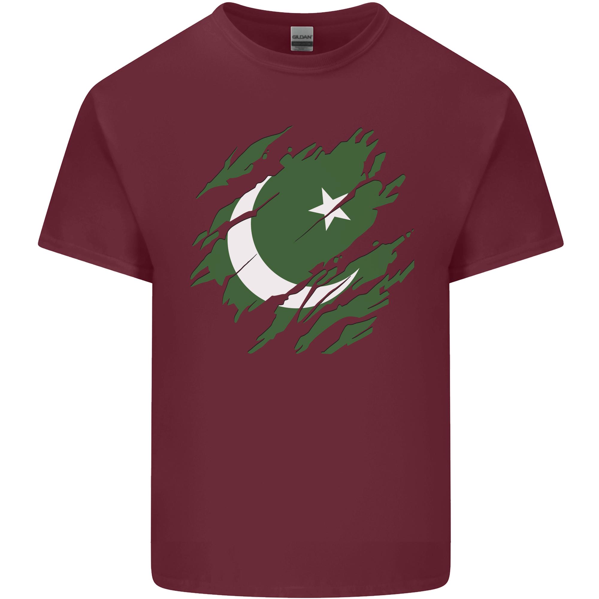 Torn Pakistan Flag Pakistani Day Football Unisexs Light Cotton TShirt S