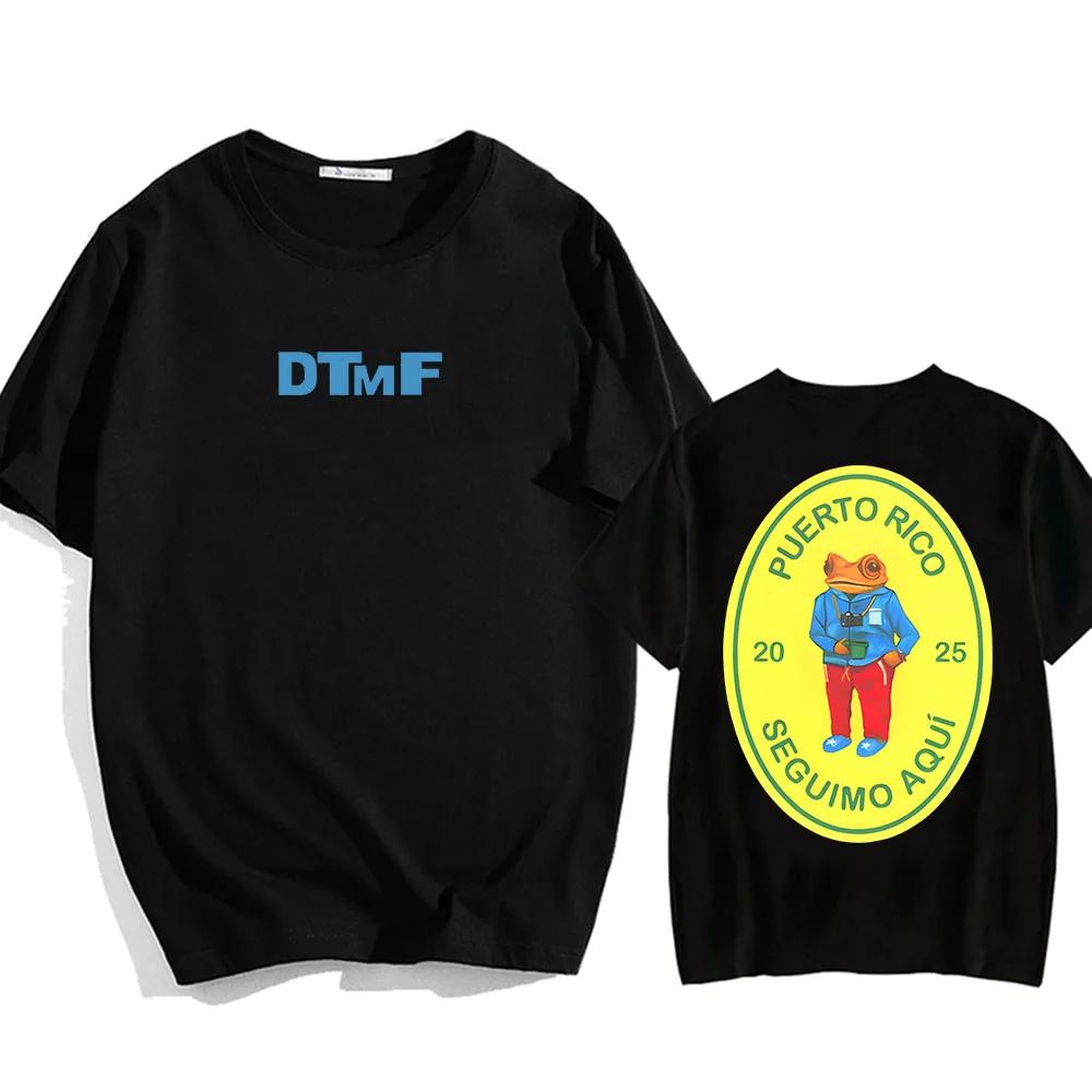 25 Years DTMF with Bear Cartoon T-shirt, Printed T-shirt, Bad Rabbit Guy Hip Hop T-shirt, High Quality Cotton T-shirt