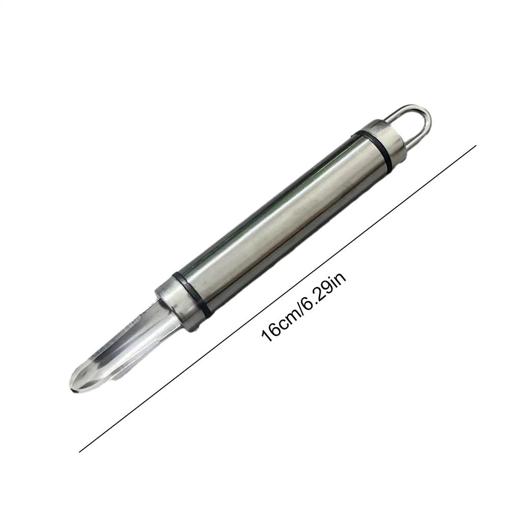 

1 шт. Инструмент для удаления сердцевины овощей и фруктов, Слайсер для перца и помидоров, Ручной инструмент для удаления косточек лонгана, Удалитель семян, Нержавеющая сталь, Кухонные гаджеты серебряный