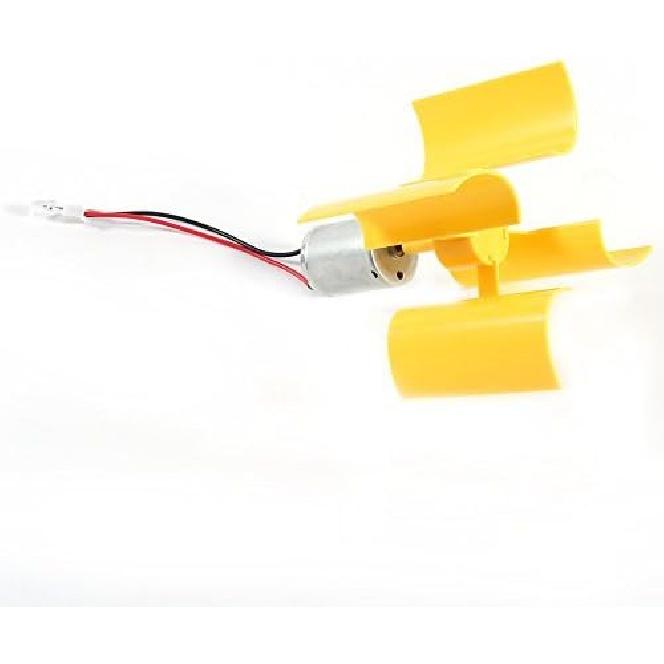 Electricity Generator, Micro Wind Turbines Dc Motor Vertical Motor Blades DIY Kit for Science Education Experiment, 5.5 M/s