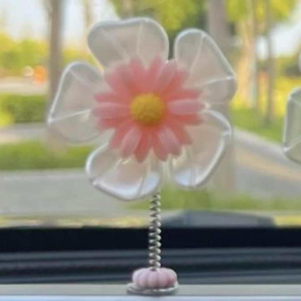 Adorable Shaking Sunflower Car Ornaments 2024 - Healing Center Console & Rearview Mirror Decoration