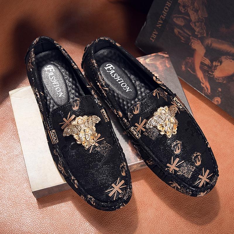 Mens Dress Leather Fashion Handmade Brand Wedding Luxury Driving Party Loafers Boat Designer Flats Oxford Big Size Shoes for Men