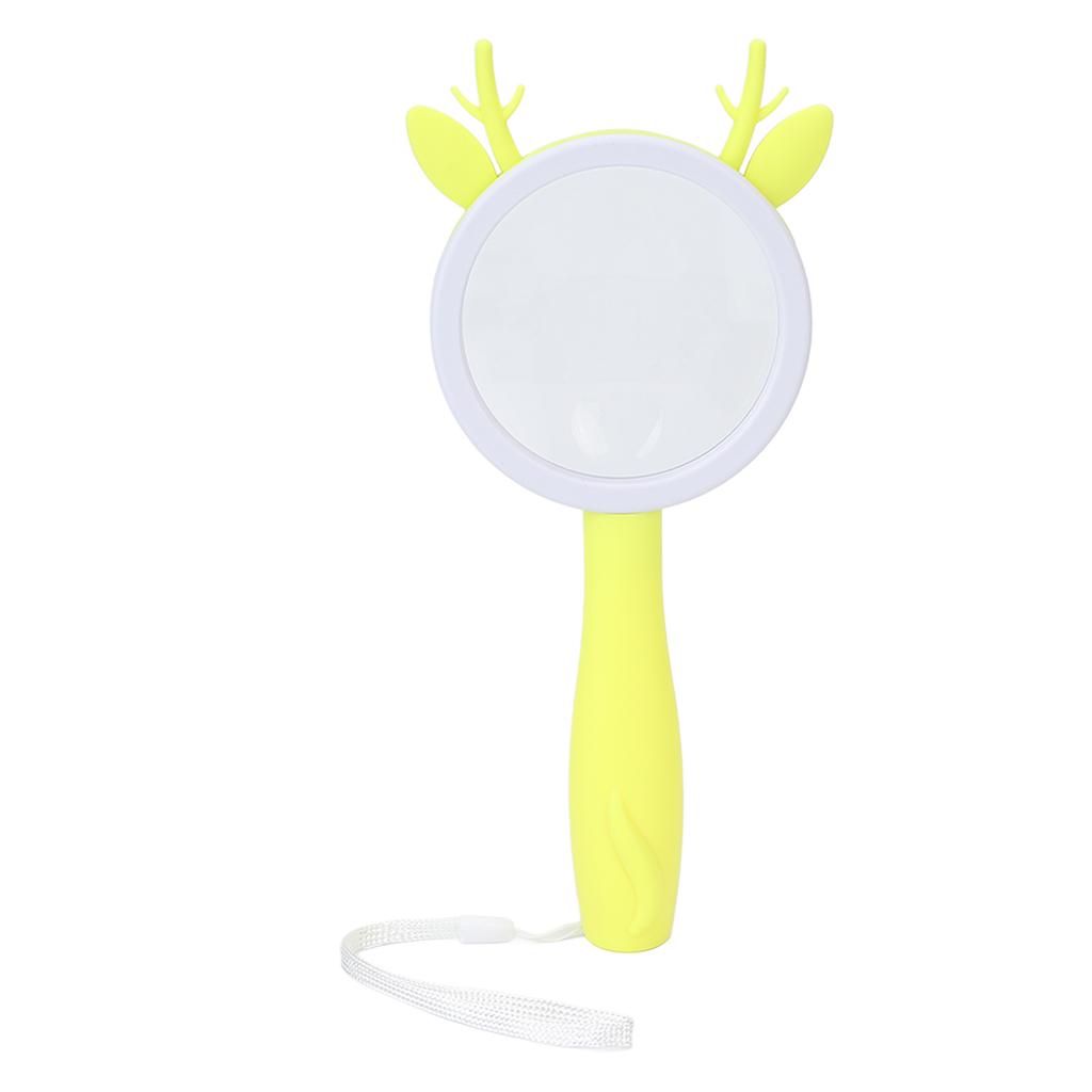Handheld Magnifier Professional Magnifying Glass for Elder Reading Kids Science Experiment Toys Garden MaintenanceFawn
