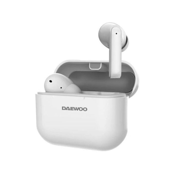 Daewoo Tws In Ear DW2002 Bezdrátová sluchátka s nabíjecím pouzdrem Bílá