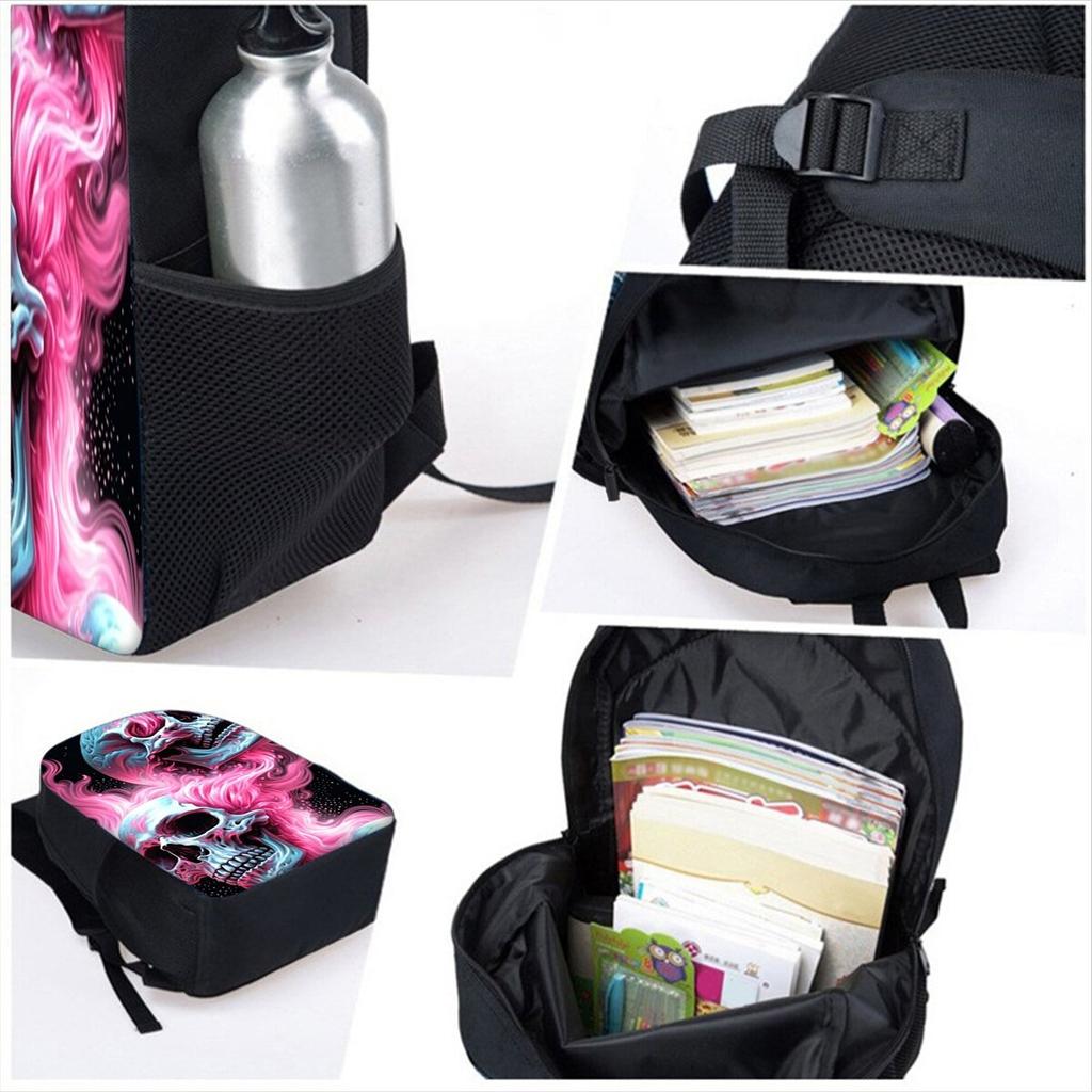 Magic Potion Print 3Pcs/Set Everyday Backpack with Messenger Tote ,Pencil Bags for Male/Female Best Gift Comic Learner Student Bags