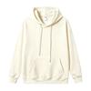 Unisex Solid Color Hooded Sweatshirt - Loose Fit Long-Sleeve Top
